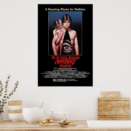 BUTCHER BAKER NIGHTMARE MAKER POSTER (Keuken)