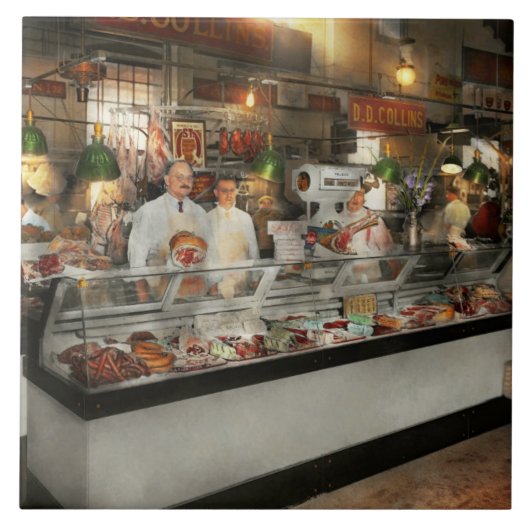 Butcher - DD Collins Butcher 1915 Tegeltje (Voorkant)