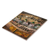 Butcher - Gekookt op kip 1931 Tegeltje (Zijkant)