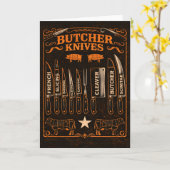 Butcher Knives Kaart (Gele Bloem)