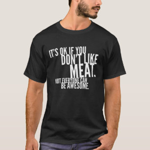 Butcher Vlees Fan Barbecue T-shirt