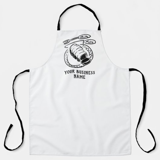 Butcher's Schort met vleesgewricht Afbeelding (Voorkant)