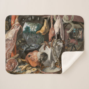 Butcher's Stall (van Pieter Aertsen) Sherpa Deken