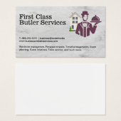 Butler avec plateau de service | Services à la mai (Devant & derrière)