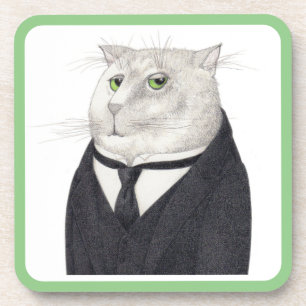 BUTLER CAT Dessous de verre en plastique dur