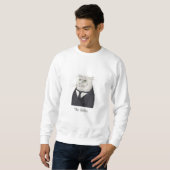 BUTLER CAT Mannen Basic Sweatshirt (Voorkant volledig)