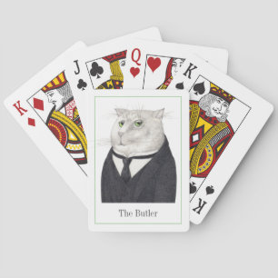 BUTLER CAT speelkaarten + tekst