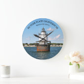 Butler Flats Lighthouse, Massachusetts Horloge Ron (Maison)