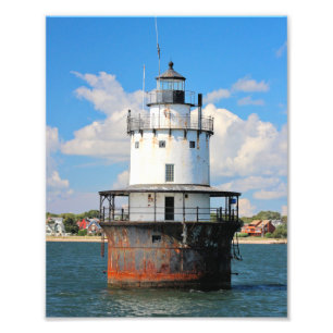 Butler Flats Lighthouse, Massachusetts Photo Print Foto Afdruk