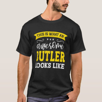 Butler Functie Medewerker Grappige arbeider beroep T-shirt