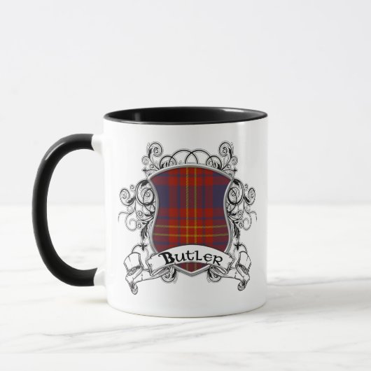 Butler Tartan Shield Mok (Links)