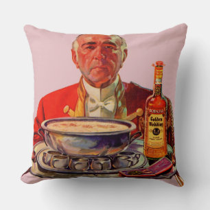 Butler uit 1937 met lade en Golden Wedding whiskey Kussen