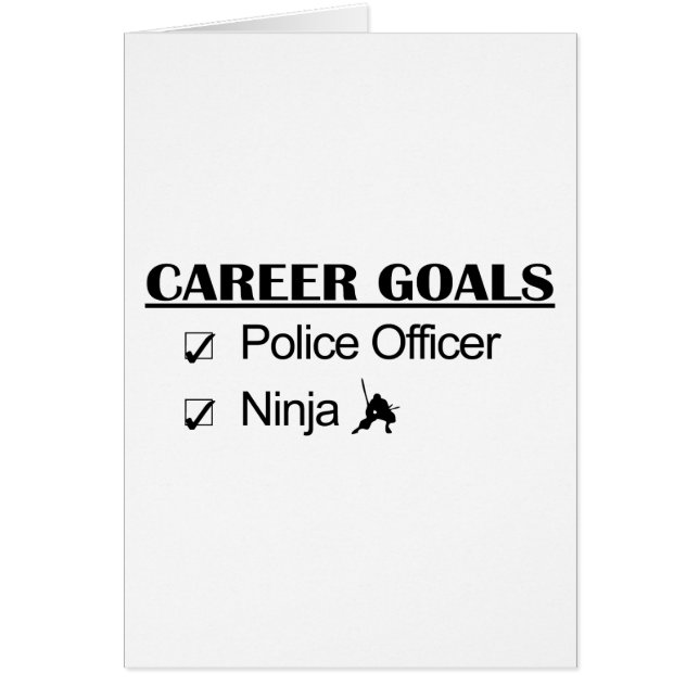 Buts de carrière de Ninja - policier (Devant)
