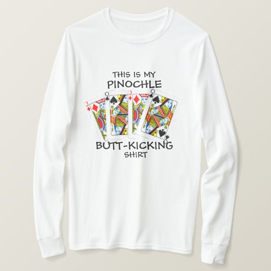 Butt Kicking Pinochle T-shirt (Design voorkant)