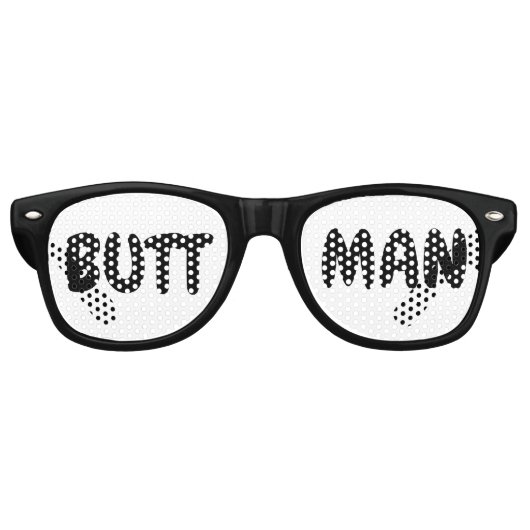 BUTT MAN FUNNY PARTY ZONNEBRIL (Voorkant)