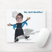 Butt Meddler, Diva van Doo Mousepad Muismat (Met muis)