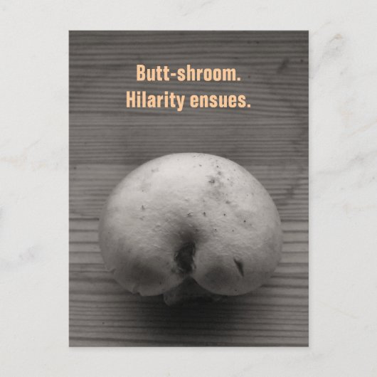 Butt-shroom Briefkaart (Voorkant)