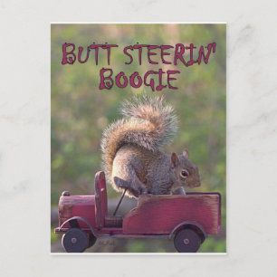 BUTT STEERIN' BOOGIE BRIEFKAART