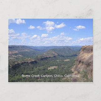 Butte Creek Canyon in Butte County California Briefkaart