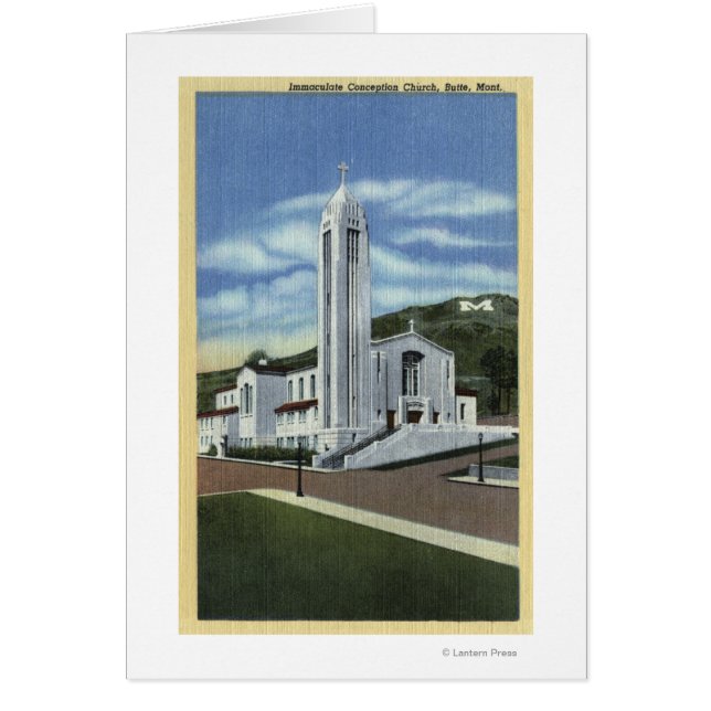 Butte, Montana - Immaculate Conception Church (Voorkant)