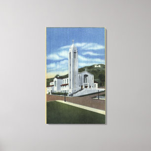 Butte, Montana - Immaculate Conception Church Canvas Afdruk