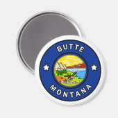 Butte Montana Magneet (Voorkant / Achterkant)