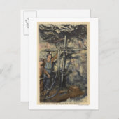 Butte, Montana - Ondergrondse boringen in koper Briefkaart (Voorkant / Achterkant)