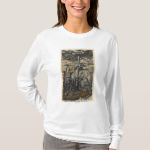 Butte, Montana - Ondergrondse boringen in koper T-shirt