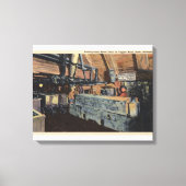 Butte, Montana - Underground Motor Canvas Afdruk (Voorkant)