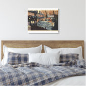 Butte, Montana - Underground Motor Canvas Afdruk (Insitu (Slaapkamer))