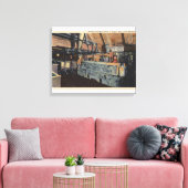 Butte, Montana - Underground Motor Canvas Afdruk (Insitu (Woonkamer))