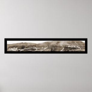 Butte MT Gardens Foto 1914 Poster