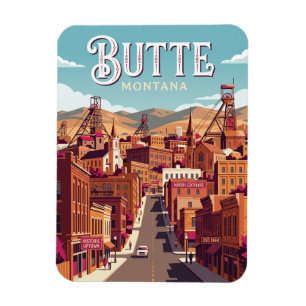 Butte (Verenigde Staten) Magneet