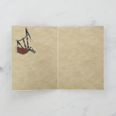 Butter Badge & Tartan Persoonlijke Kaart (Binnen)