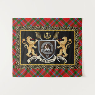 Butter Clan Badge & Motto w/Lions Wandkleed