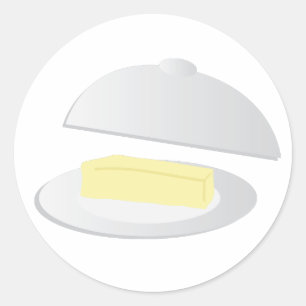 Butter Dish Ronde Sticker