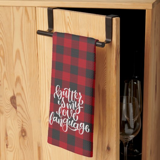 Butter is my Love Language Theedoek (Derde Gevouwen)