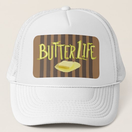 Butter Life Bruine Strepen BG Trucker Pet (Voorkant)