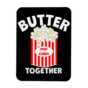 BUTTER Samen Film Popcorn Magneet