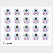 Butter Soap Cosmetics Handmade Drips Holographic Ronde Sticker (Vel)