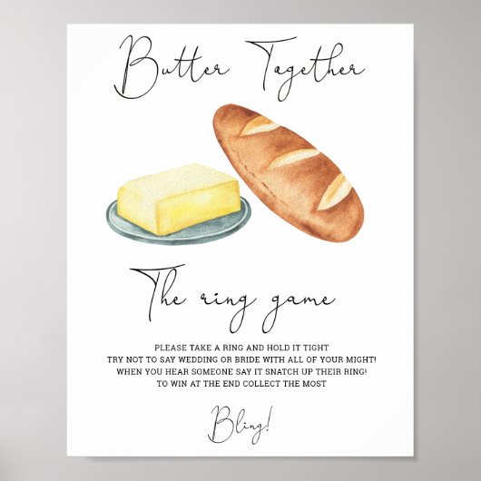 Butter Together - Zet een ring op het spel poster (Voorkant)