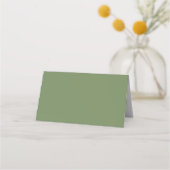 Butter Yellow en Sage Minimalist Wedding (Achterkant)