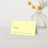 Butter Yellow en Sage Minimalist Wedding (Voorkant)