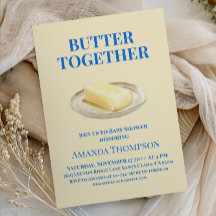 Butter Yellow Gingham Blue Boy Baby Shower