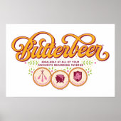 BUTTERBEER™ Available At Wizarding Taverns Poster (Voorkant)