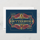 BUTTERBEER™ Horizontale Logo Briefkaart (Voorkant / Achterkant)