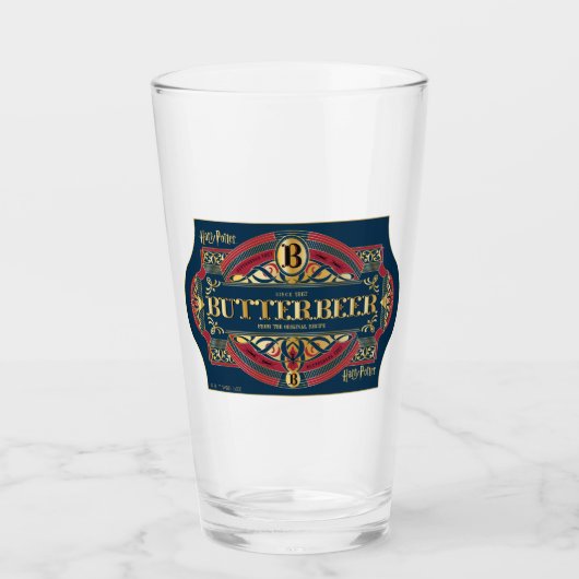 BUTTERBEER™ Horizontale Logo Glas (Voorkant)