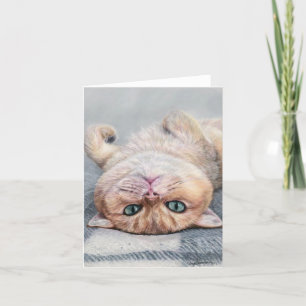 ButterBiscuit gevouwen 4 "x5.6" notecard Bedankkaart