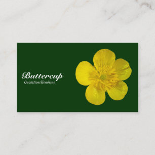 Buttercup - Donkergroen 003300 Visitekaartje
