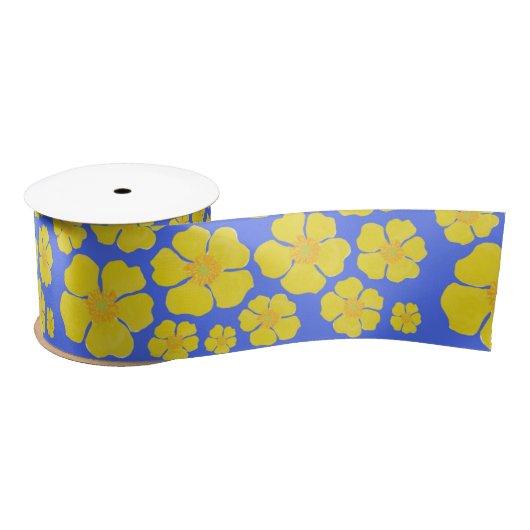 Buttercup Flowers Design on Lint (Spoel)